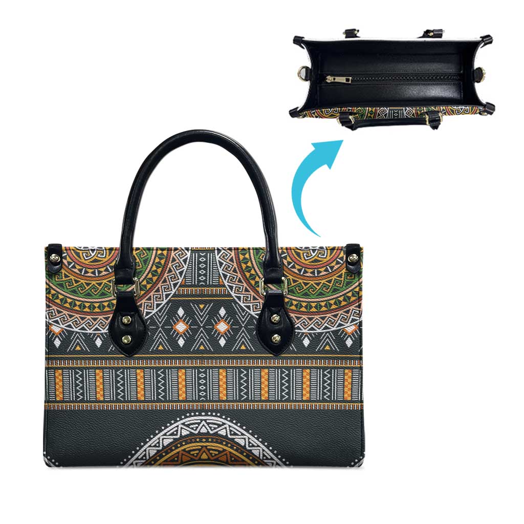 Africa Ethnic Native Pattern Leather Bag