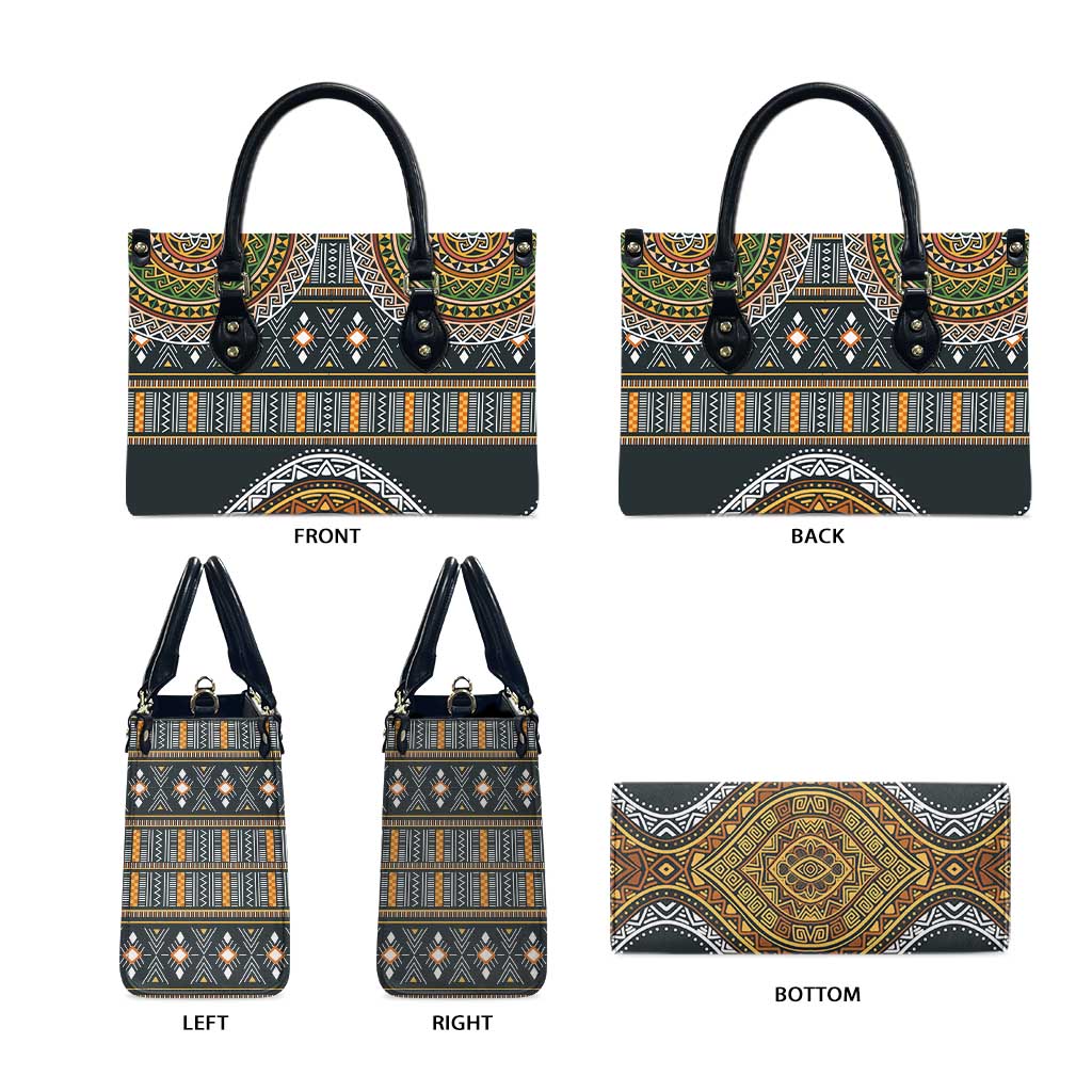 Africa Ethnic Native Pattern Leather Bag