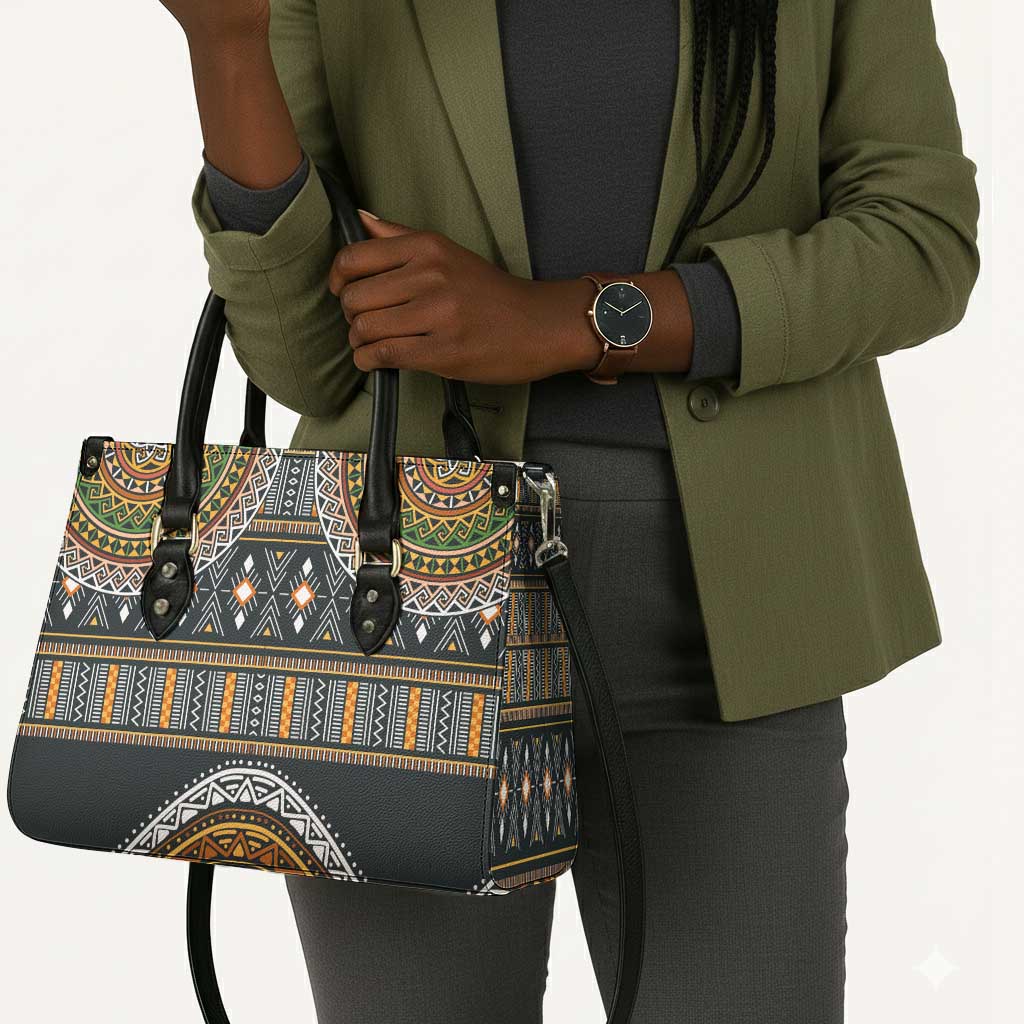 Africa Ethnic Native Pattern Leather Bag