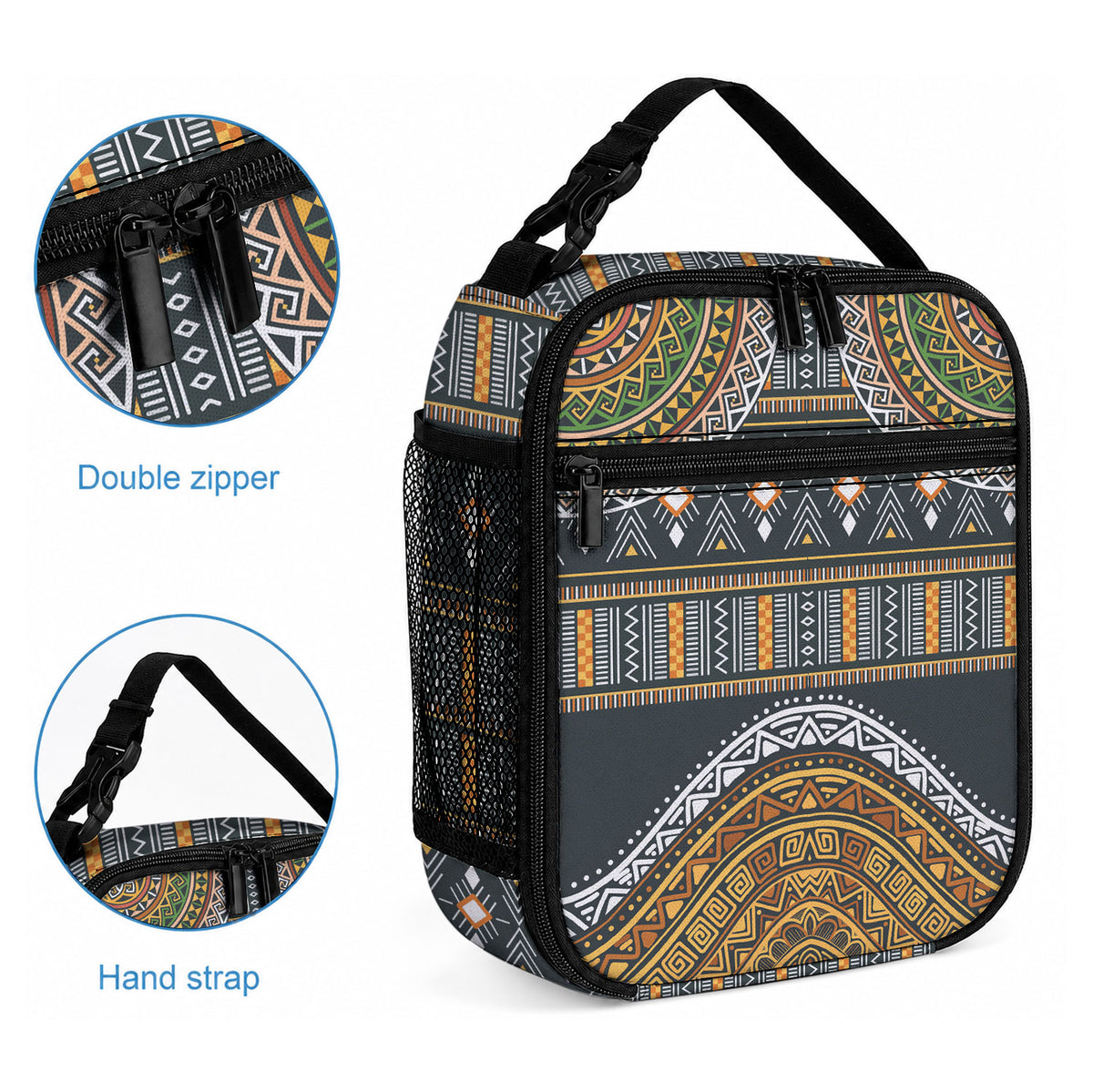 Africa Ethnic Native Pattern Lunch Bag