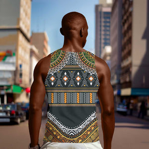 Afro Ethnic Native Pattern Men Tank Top