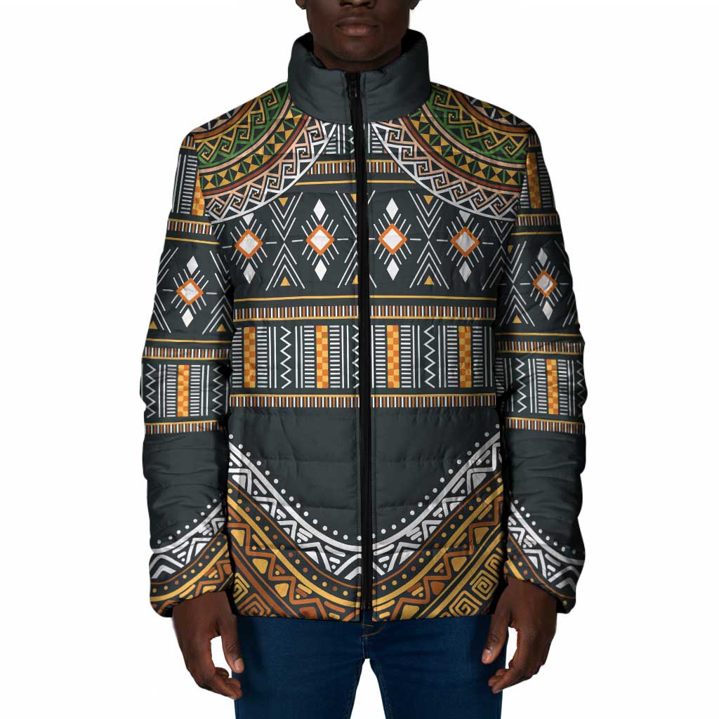 Africa Ethnic Native Pattern Padded Jacket