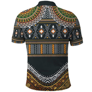 Afro Ethnic Native Pattern Polo Shirt