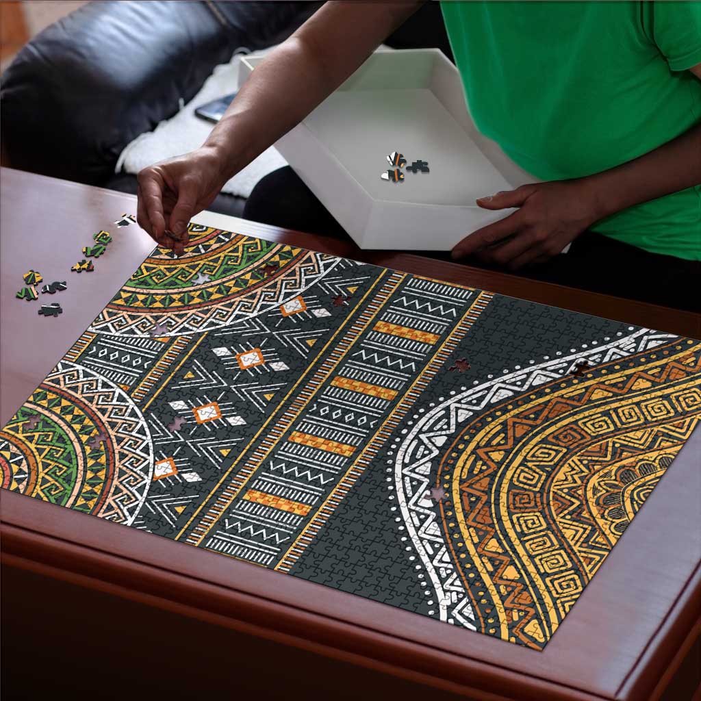 Africa Ethnic Native Pattern Puzzle