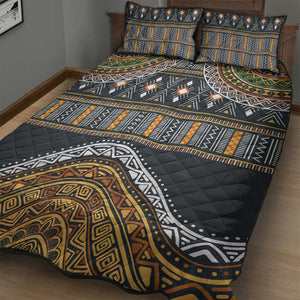 Afro Ethnic Native Pattern Quilt Bed Set