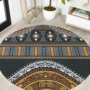 Afro Ethnic Native Pattern Round Carpet