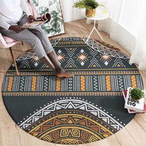 Afro Ethnic Native Pattern Round Carpet