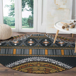 Afro Ethnic Native Pattern Round Carpet