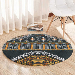 Afro Ethnic Native Pattern Round Carpet