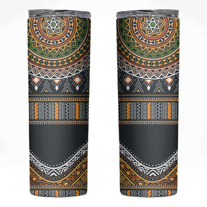 Afro Ethnic Native Pattern Skinny Tumbler