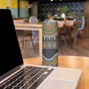 Afro Ethnic Native Pattern Skinny Tumbler