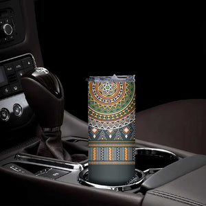 Afro Ethnic Native Pattern Skinny Tumbler