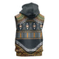 Afro Ethnic Native Pattern Sleeveless Hoodie - African Pride