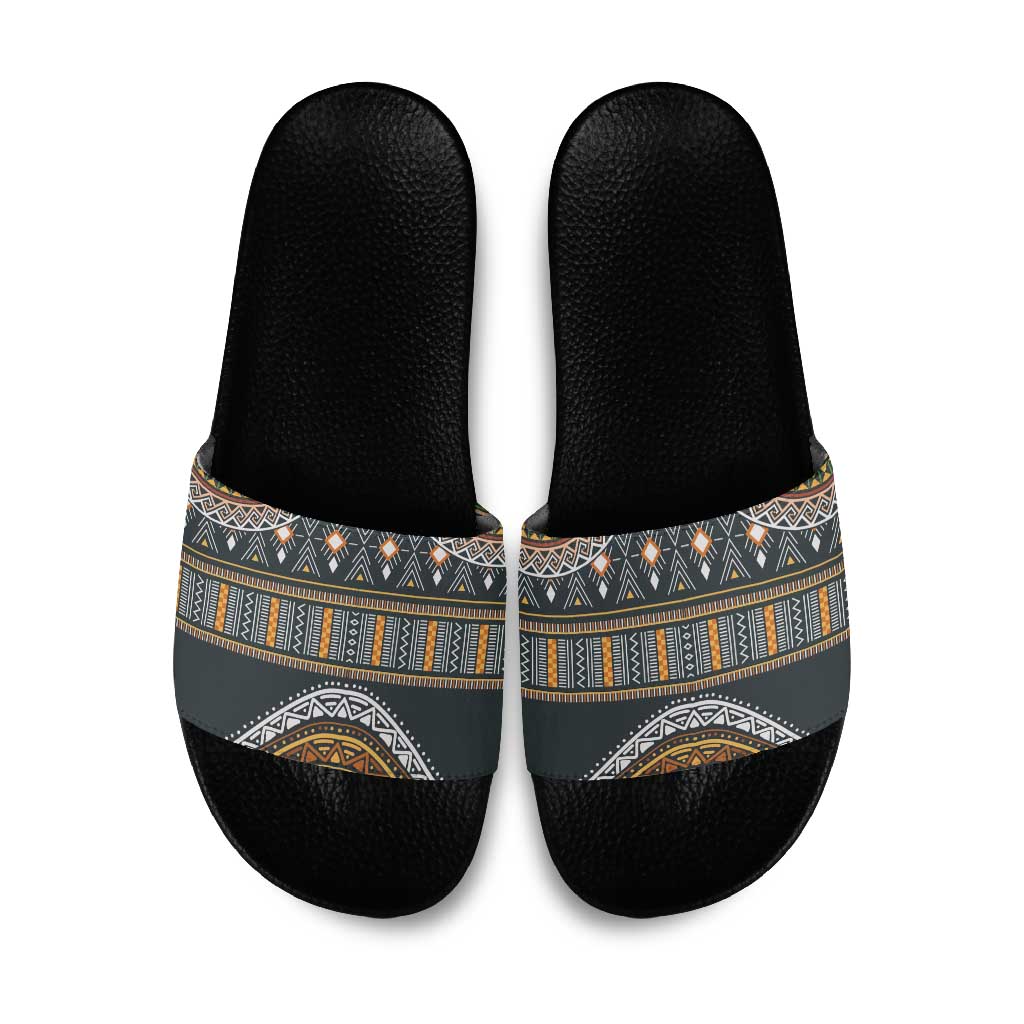 Africa Ethnic Native Pattern Slide Sandals