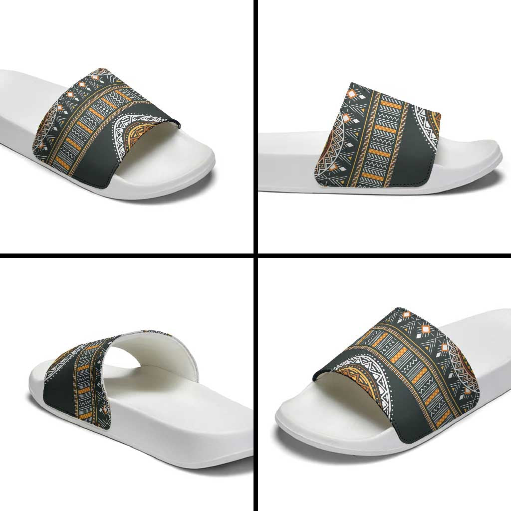 Africa Ethnic Native Pattern Slide Sandals
