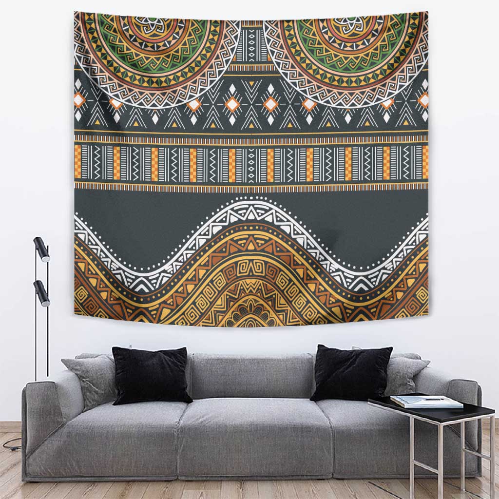 Afro Ethnic Native Pattern Tapestry