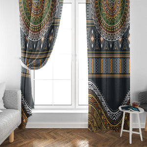 Afro Ethnic Native Pattern Window Curtain