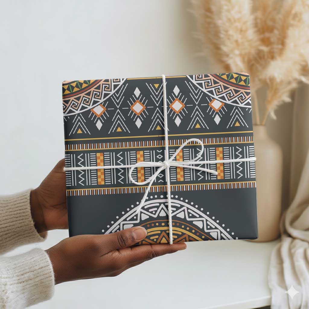 Africa Ethnic Native Pattern Wrapping Paper - African Pride