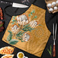 Africa King Proteas Dashiki Motif Apron Gold Style