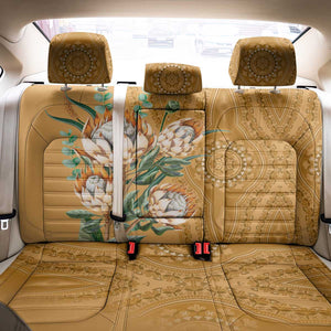 Afro King Proteas Dashiki Motif Back Car Seat Cover Gold Style