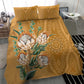 Afro King Proteas Dashiki Motif Bedding Set Gold Style