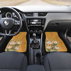 Afro King Proteas Dashiki Motif Car Mats Gold Style