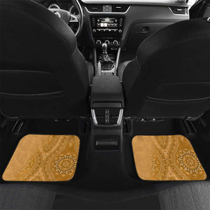 Afro King Proteas Dashiki Motif Car Mats Gold Style