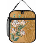 Africa King Proteas Dashiki Motif Lunch Bag Gold Style