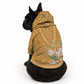 Africa King Proteas Dashiki Motif Pet Hoodie Gold Style