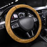 Afro King Proteas Dashiki Motif Steering Wheel Cover Gold Style