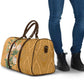 Africa King Proteas Dashiki Motif Travel Bag Gold Style