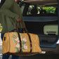 Africa King Proteas Dashiki Motif Travel Bag Gold Style