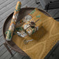 Africa King Proteas Dashiki Motif Wrapping Paper Gold Style - African Pride