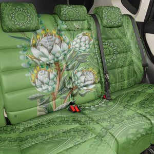 Afro King Proteas Dashiki Motif Back Car Seat Cover Green Style