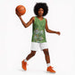 Afro King Proteas Dashiki Motif Basketball Jersey Green Style LT9