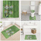 Africa King Proteas Dashiki Motif Bathroom Set Green Style