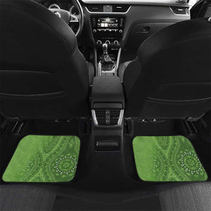 Afro King Proteas Dashiki Motif Car Mats Green Style