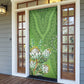 Africa King Proteas Dashiki Motif Door Cover Green Style