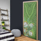 Africa King Proteas Dashiki Motif Door Cover Green Style