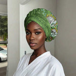 Africa King Proteas Dashiki Motif Easy Headwrap Green Style