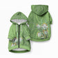 Africa King Proteas Dashiki Motif Pet Hoodie Green Style