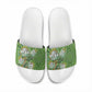 Africa King Proteas Dashiki Motif Slide Sandals Green Style