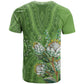 Afro King Proteas Dashiki Motif T shirt Green Style