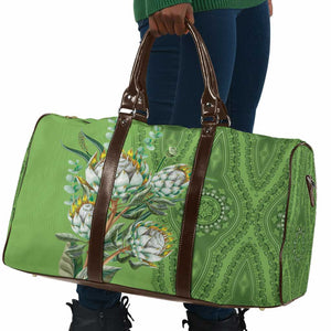Africa King Proteas Dashiki Motif Travel Bag Green Style