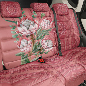 Afro King Proteas Dashiki Motif Back Car Seat Cover Peach Style