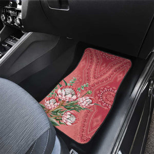 Afro King Proteas Dashiki Motif Car Mats Peach Style