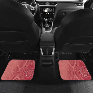 Afro King Proteas Dashiki Motif Car Mats Peach Style