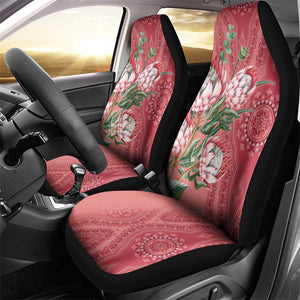 Afro King Proteas Dashiki Motif Car Seat Cover Peach Style