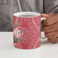 Africa King Proteas Dashiki Motif Ceramic Mug Peach Style