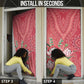 Africa King Proteas Dashiki Motif Door Cover Peach Style